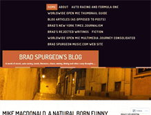 Tablet Screenshot of bradspurgeon.com